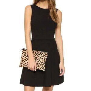 Theory Alaqua Ponte Sleeveless Fit & Flare Dress